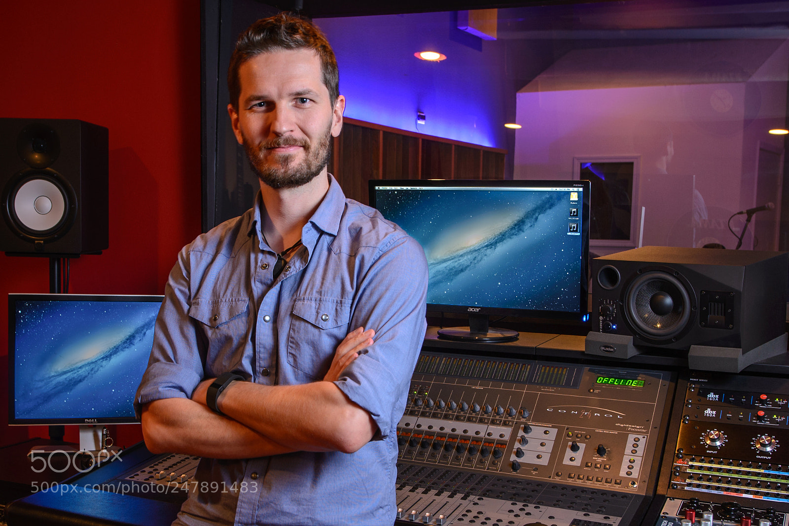 Nikon D600 sample photo. Music producer photography