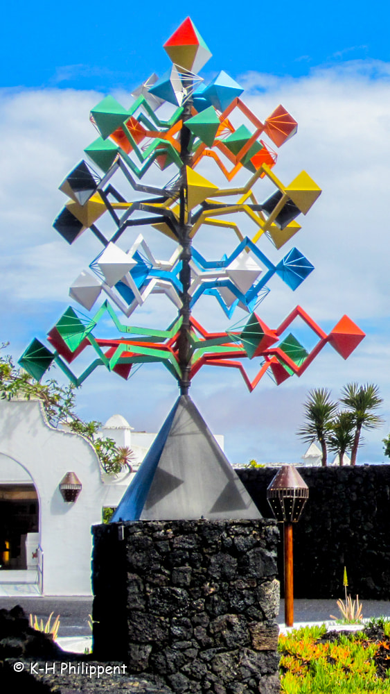 Canon PowerShot ELPH 300 HS (IXUS 220 HS / IXY 410F) sample photo. Lanzarote (spain), the art of césar manrique, the wind play / die kunst des césar manrique, das... photography