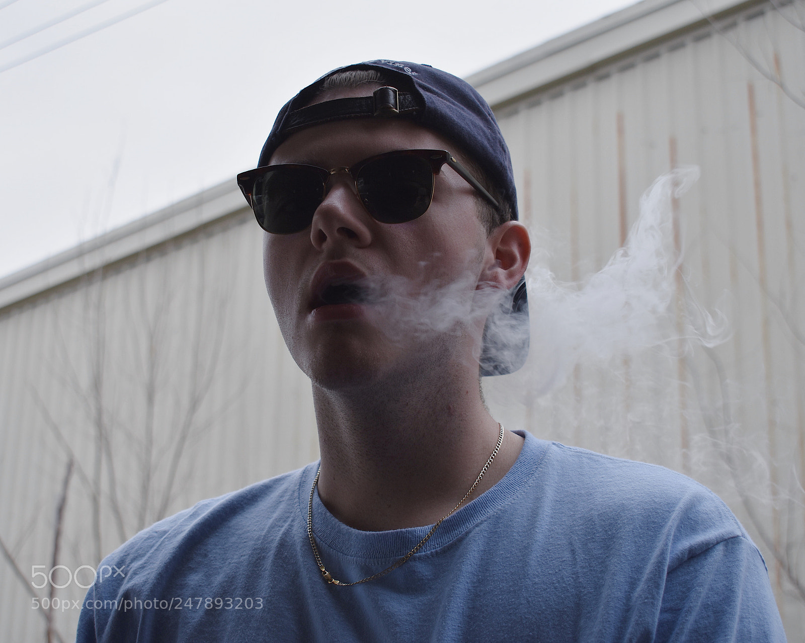 Nikon D3400 sample photo. Trae smoking photography
