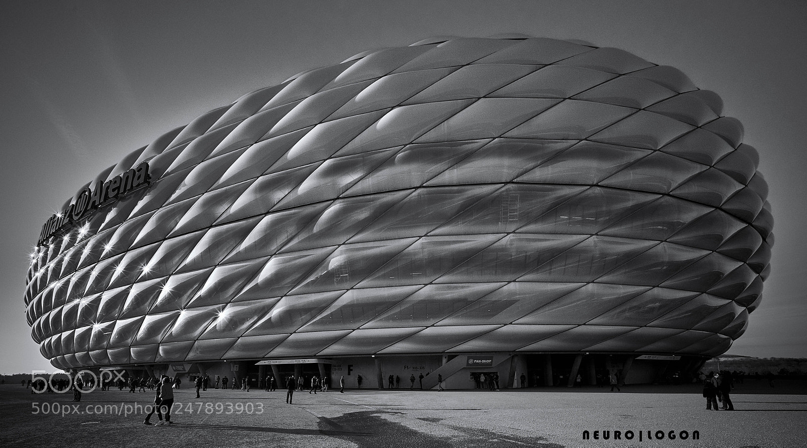 Sony a7R II sample photo. Allianz arena photography