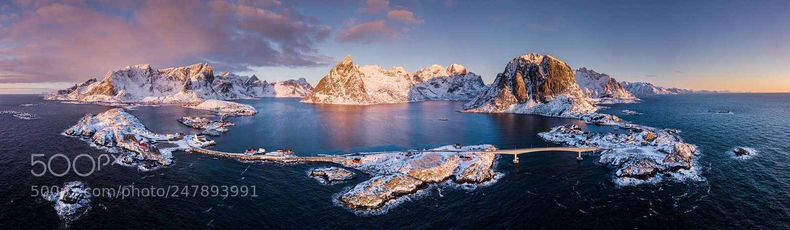 DJI FC220 sample photo. Reine hamnoy sakrisoy photography