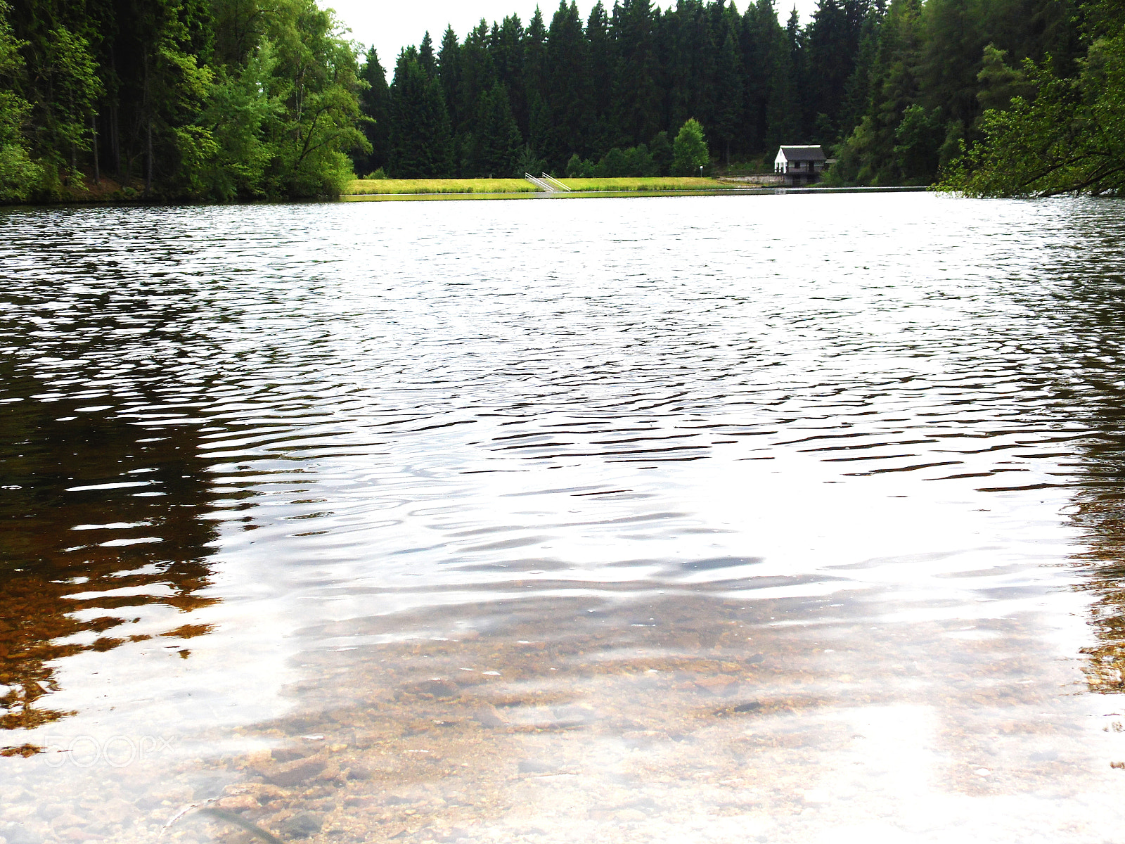 Samsung WB100/  WB101 sample photo. Reservoir lake photography