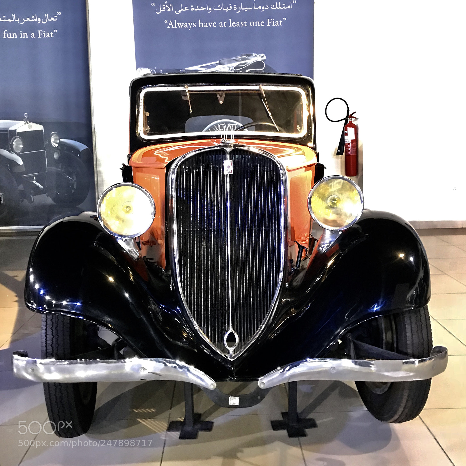Apple iPhone 7 Plus sample photo. Antique cars - fiat photography