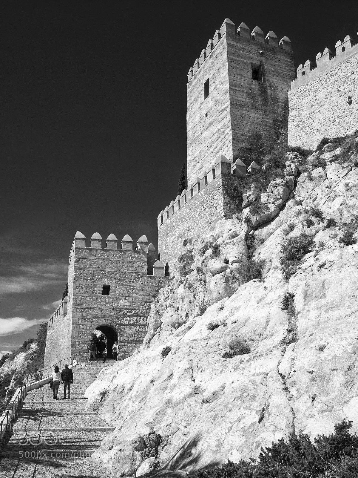Olympus OM-D E-M1 sample photo. Alcazaba de almer a photography