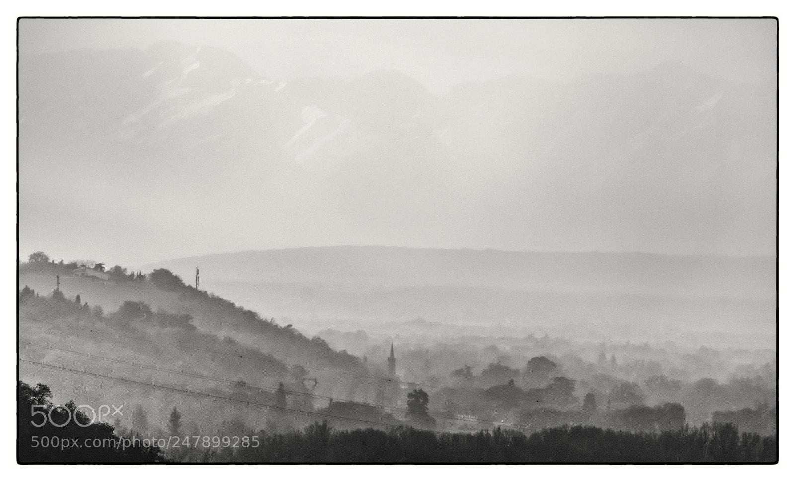 Nikon D7200 sample photo. Misty mountain view photography