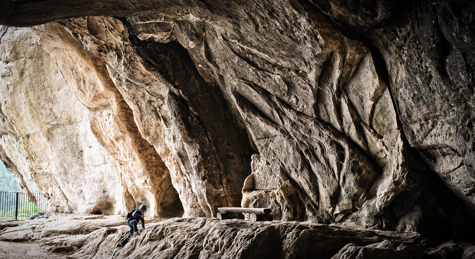 Nikon D3000 sample photo. Cave photography