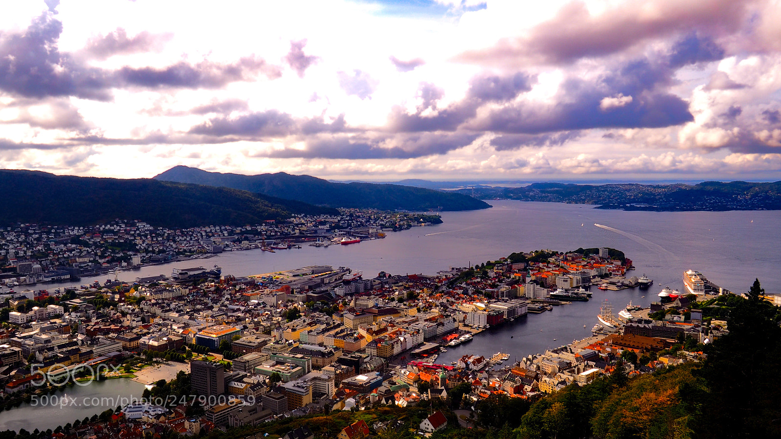 Olympus OM-D E-M10 sample photo. Fløyfjellet, bergen photography