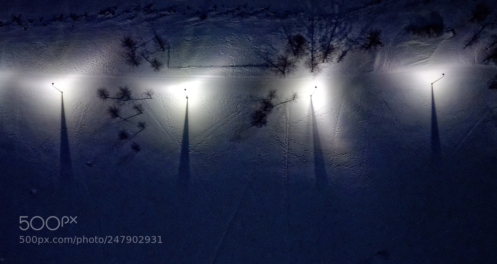 DJI FC220 sample photo. Path of light photography