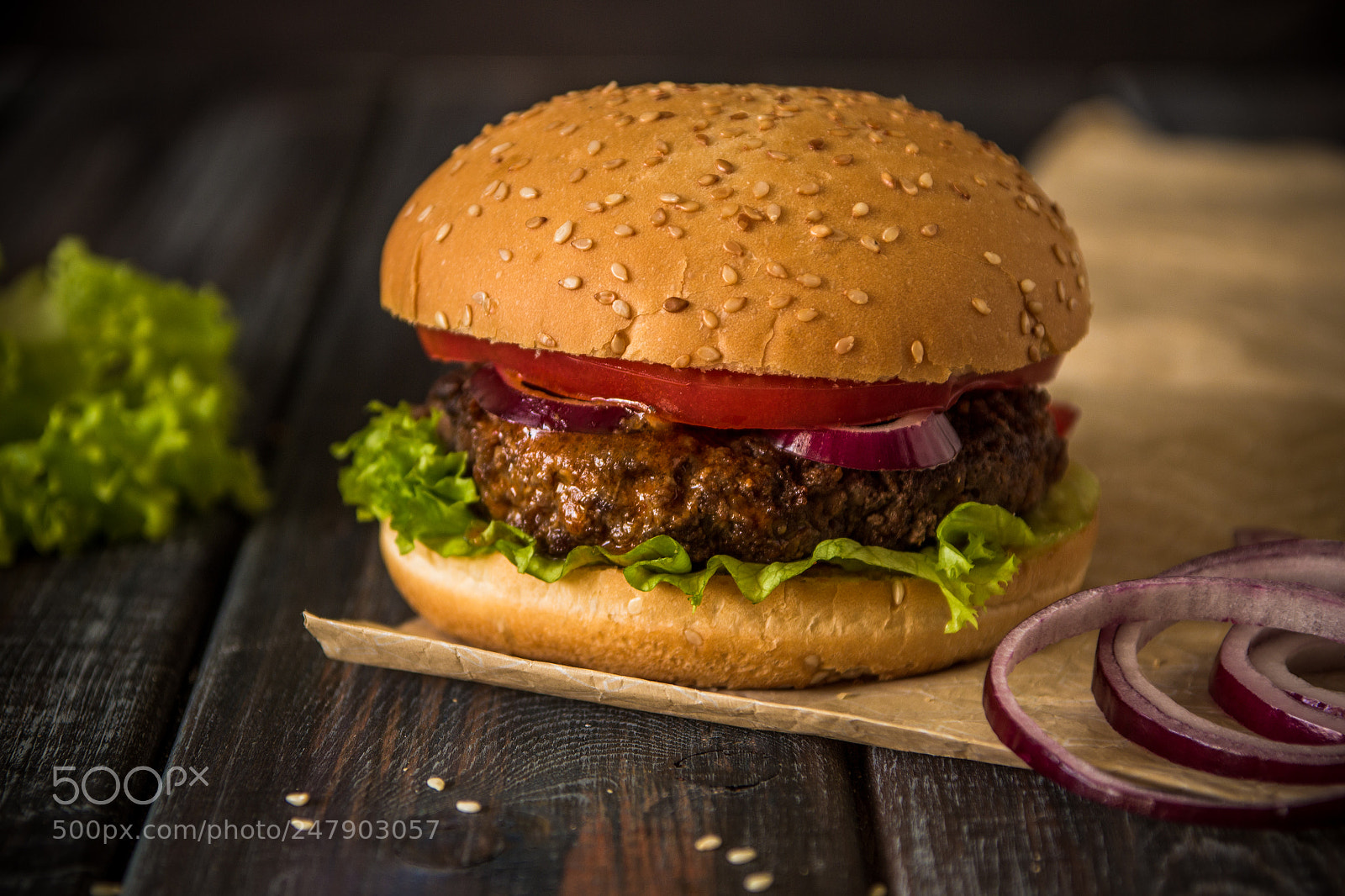 Canon EOS 600D (Rebel EOS T3i / EOS Kiss X5) sample photo. Fast food, homemade burger photography