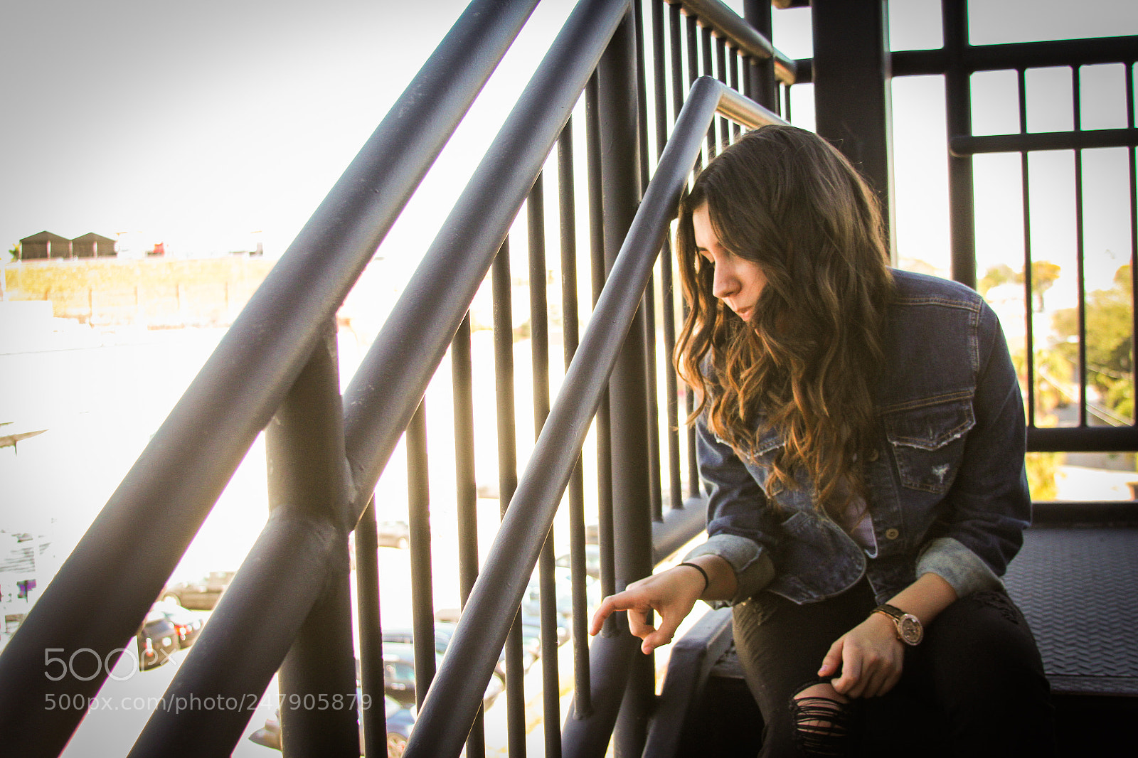 Canon EOS 7D sample photo. Stairway of light photography
