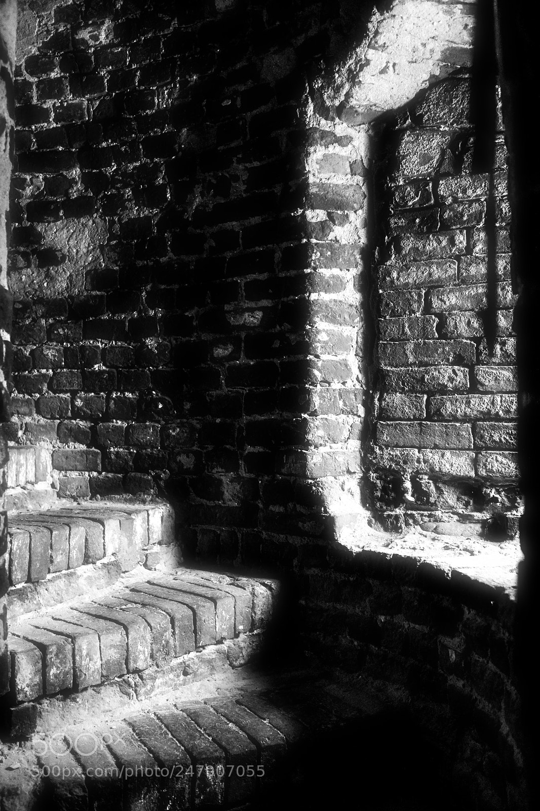 Fujifilm X100F sample photo. Inside the castle tower photography