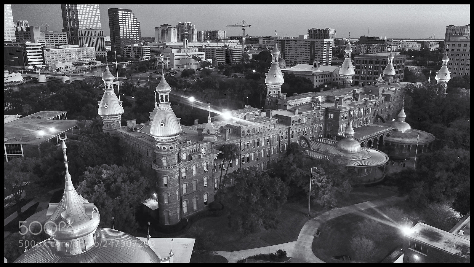 DJI FC220 sample photo. University of tampa drone photography