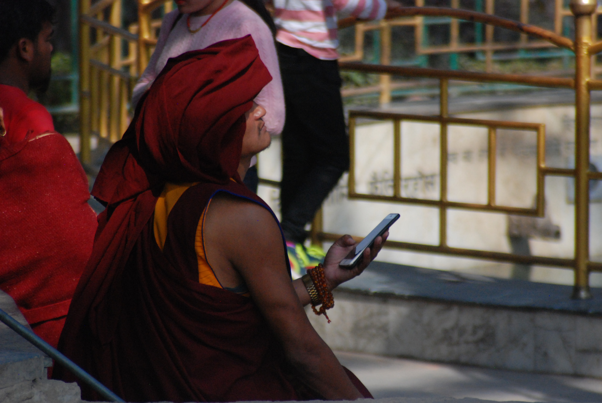 Nikon D80 + Tamron AF 28-200mm F3.8-5.6 XR Di Aspherical (IF) Macro sample photo. March in swayambhu photography