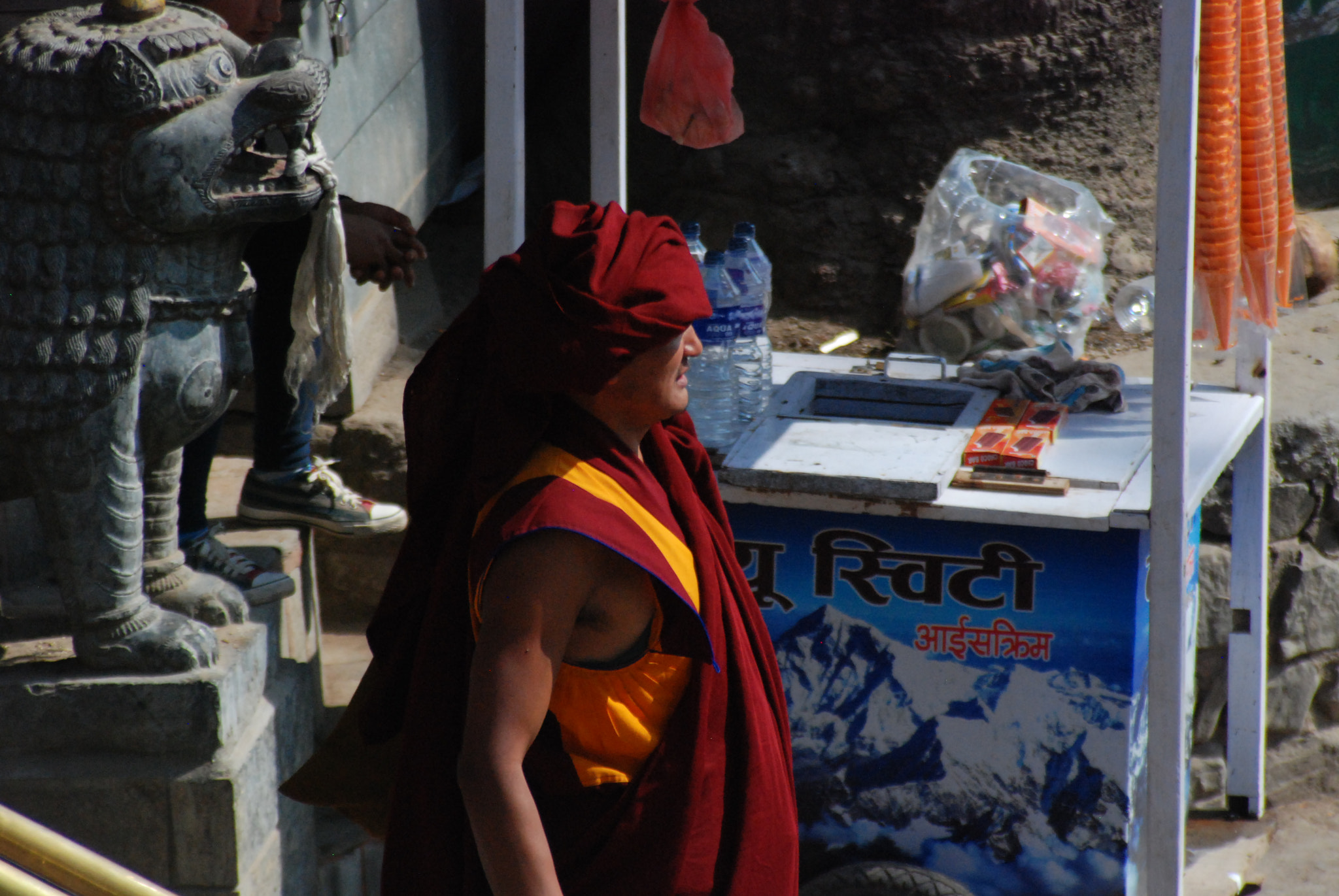 Nikon D80 sample photo. March in swayambhu photography