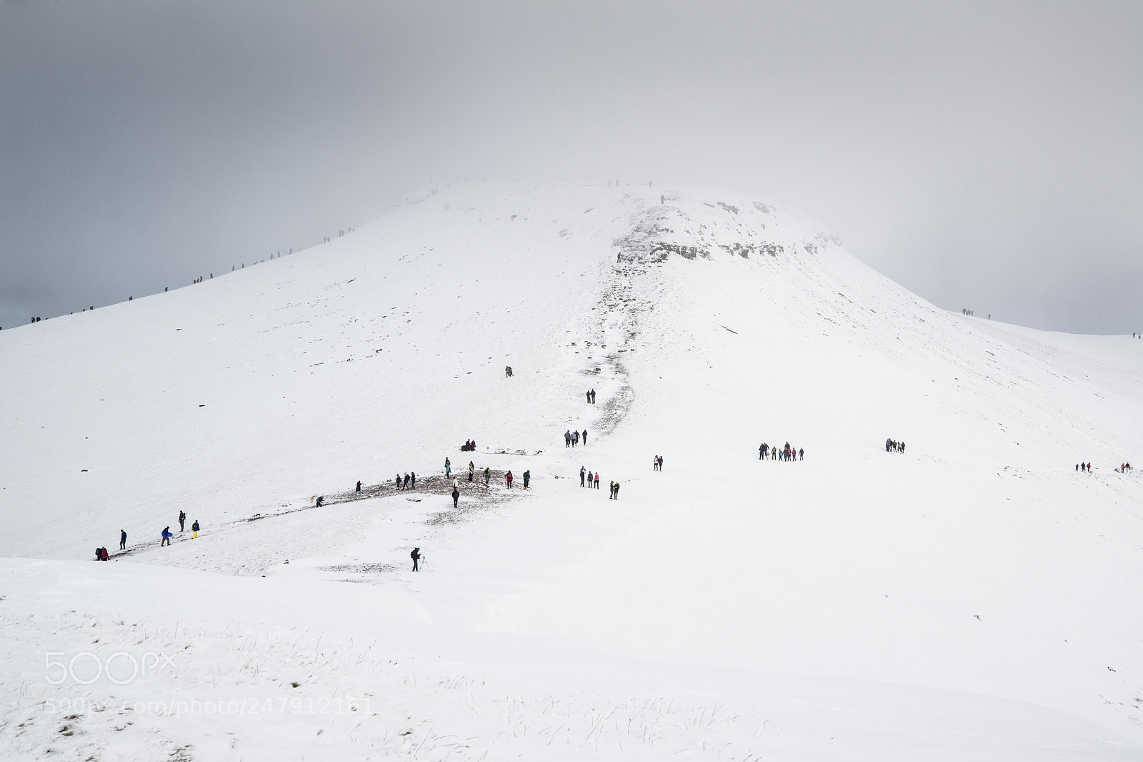 Nikon D600 sample photo. Cloud covered winter landscape photography