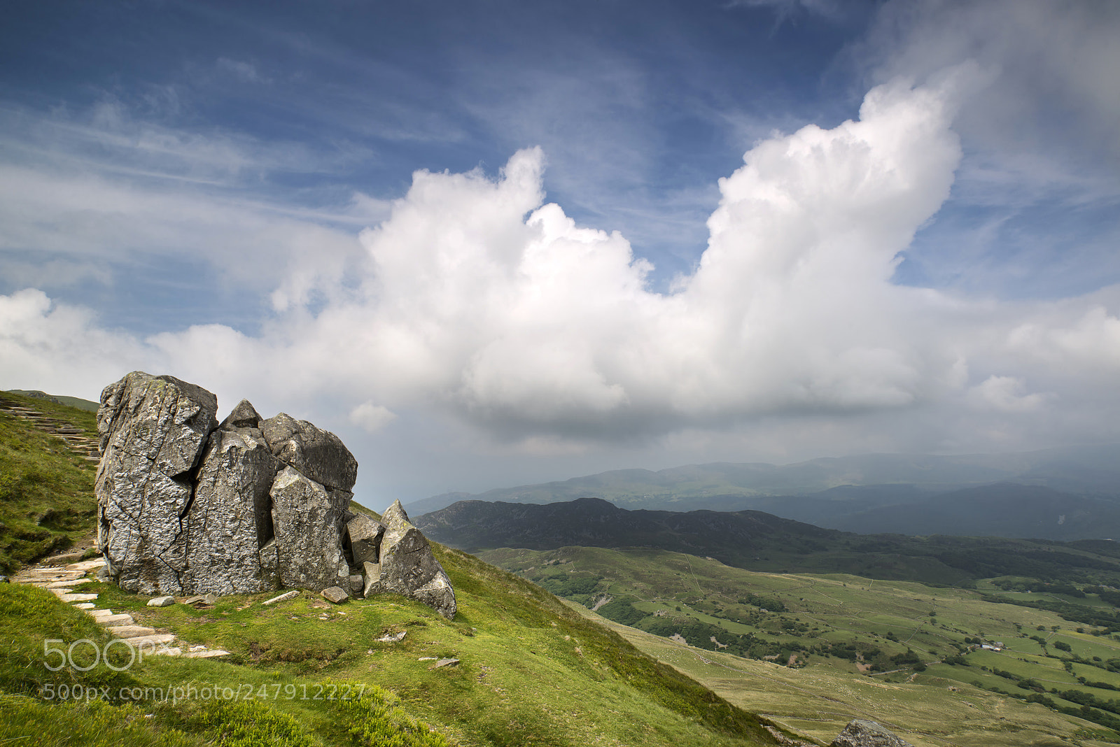 Nikon D600 sample photo. Landscape view from cadair photography