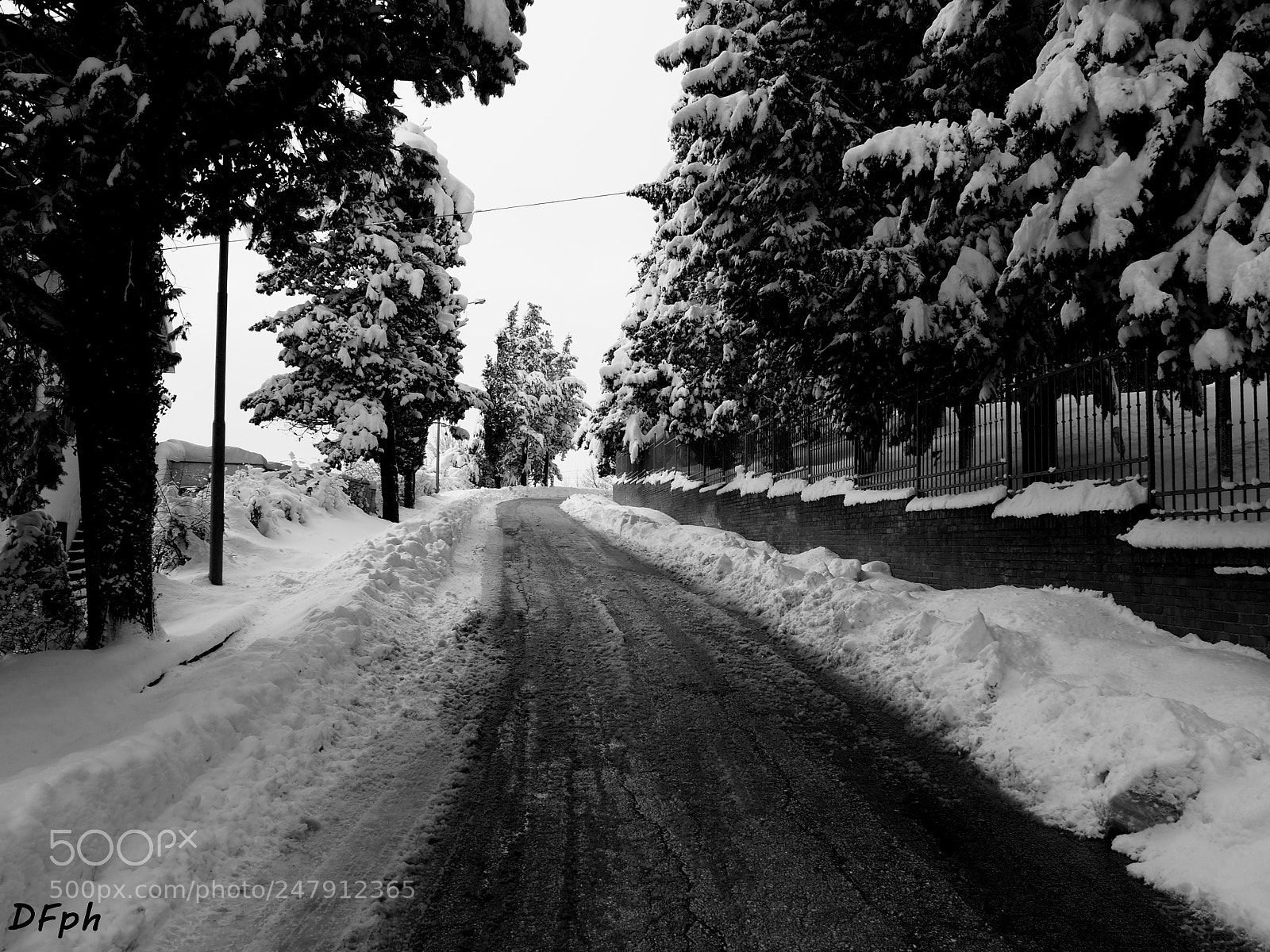 Olympus OM-D E-M10 II sample photo. Snow bn photography