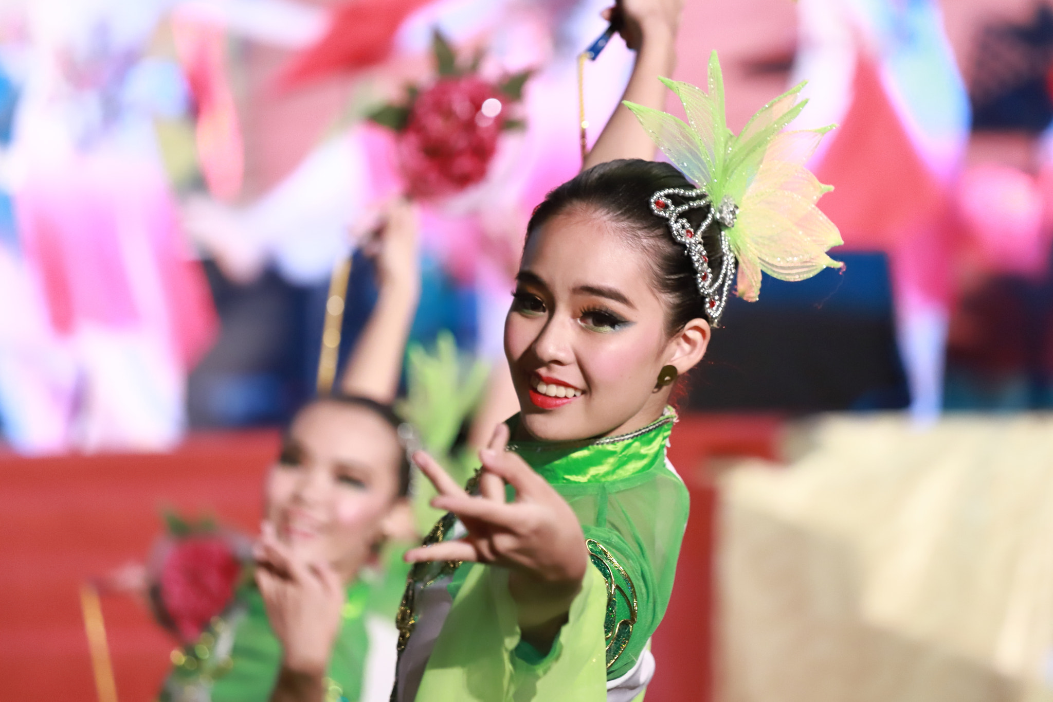 Canon EF 70-200mm F4L IS USM sample photo. Img_3442m 2018中臺灣元宵燈會 飛影舞蹈工作室 photography