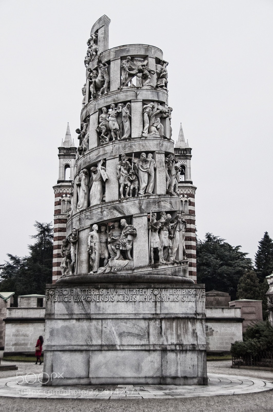 Nikon D5000 sample photo. Monumentale milano 2018 photography