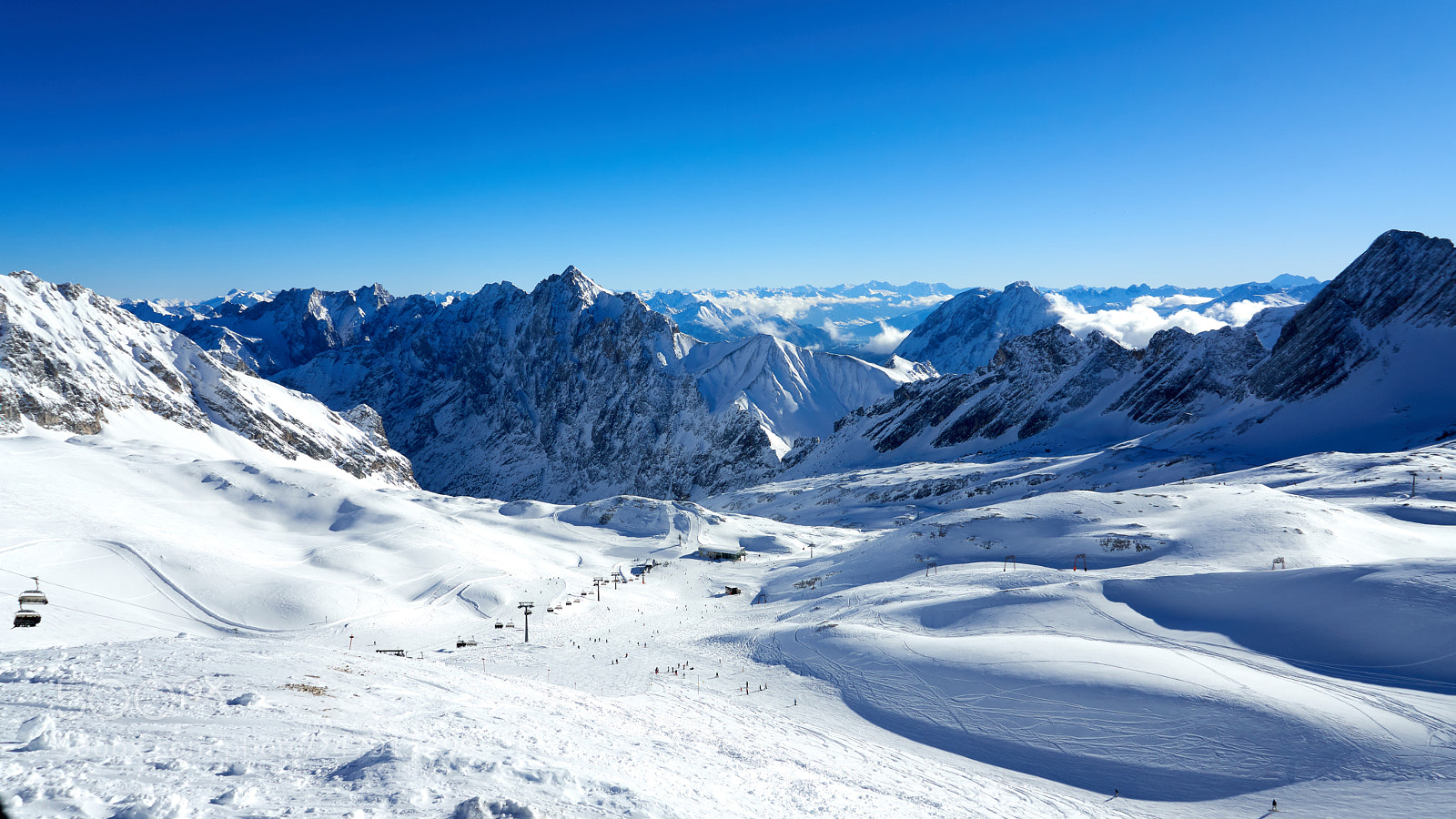 Sony a6300 sample photo. Zugspitze view on alps photography