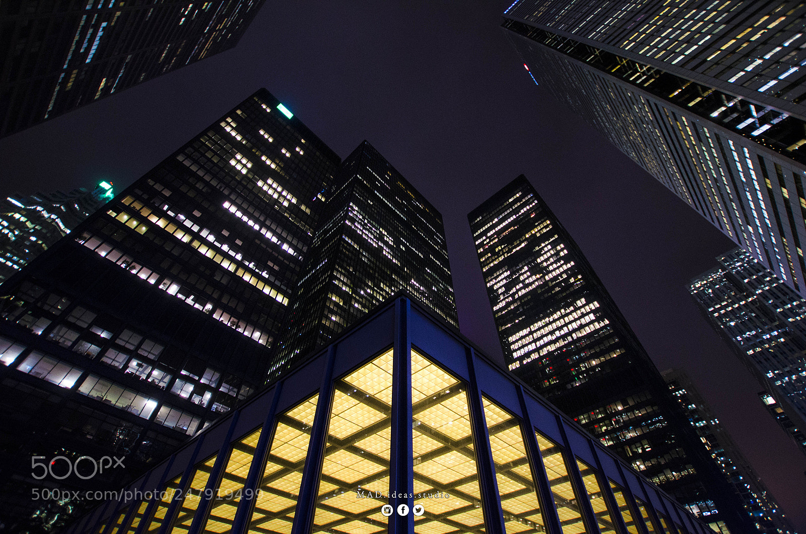 Nikon D5100 sample photo. The financial lights photography