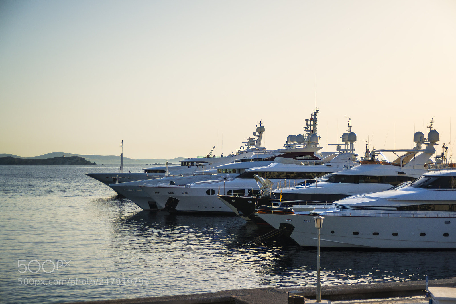Nikon D800 sample photo. Luxury yachts, mykonos greece photography