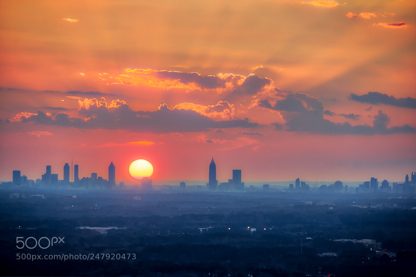 Canon EOS 60D sample photo. Atlanta cityscape photography