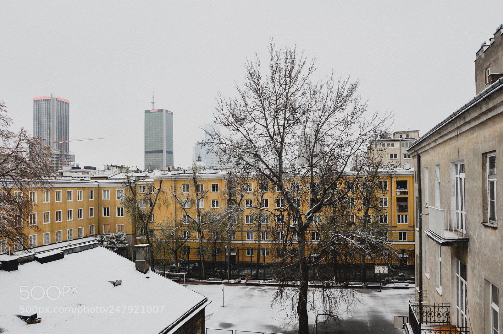 Nikon D3200 sample photo. Snow in warsaw photography