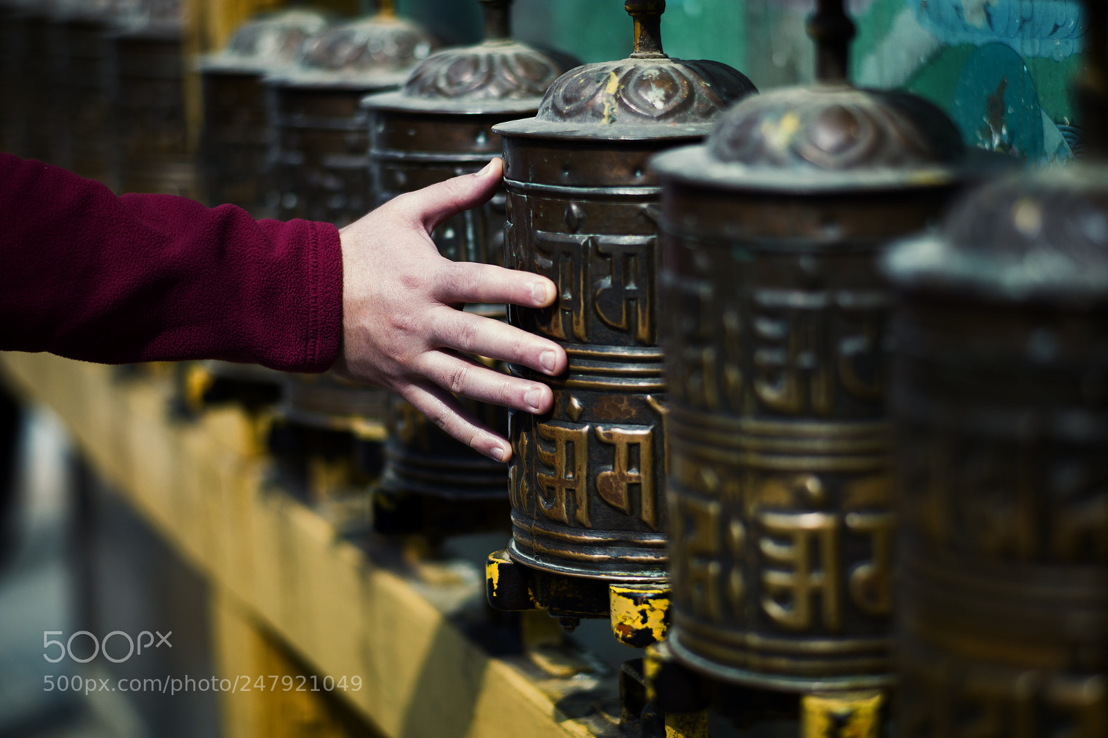 Leica M9 sample photo. Prayer wheels photography