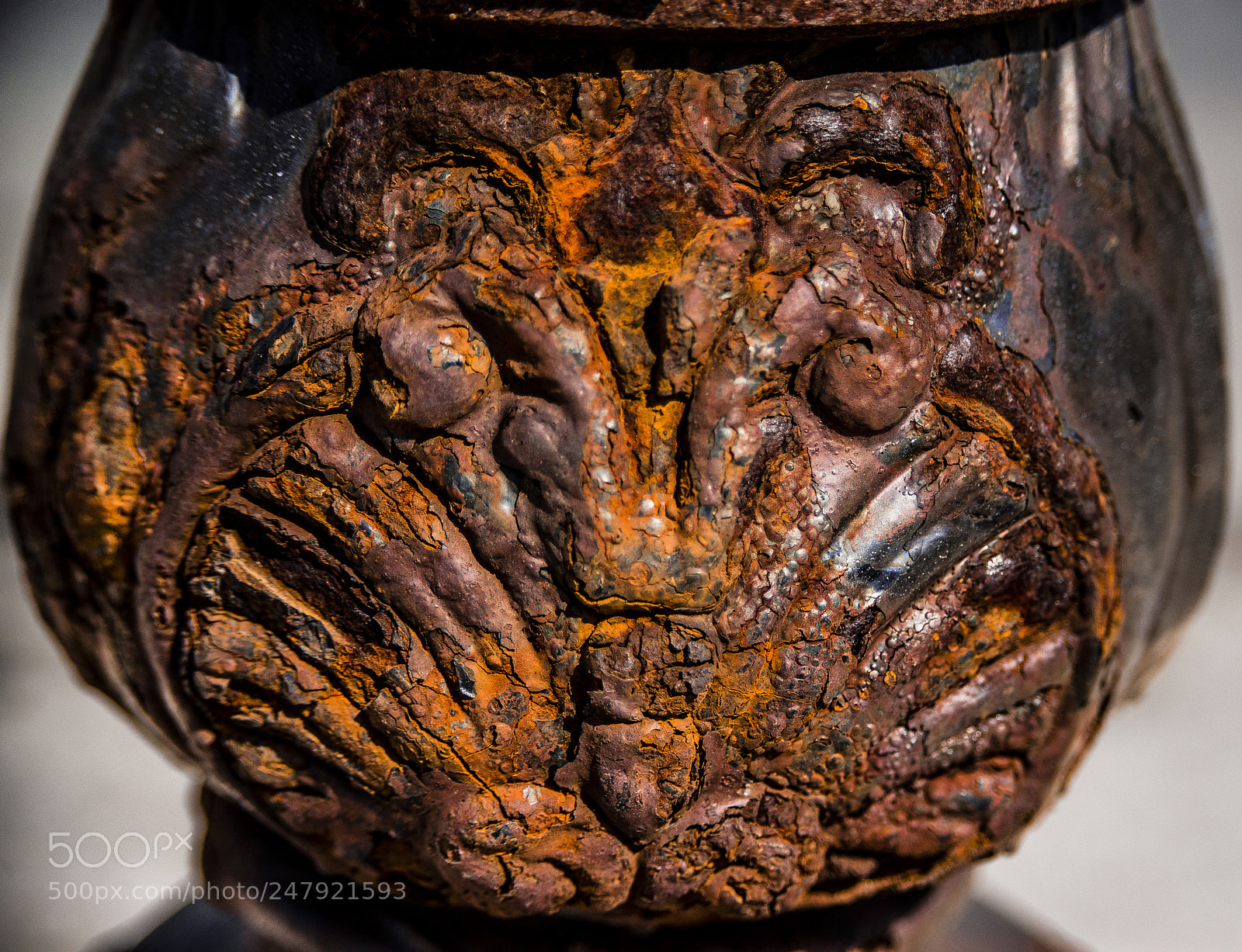 Nikon D800 sample photo. Rusty street lamp in photography