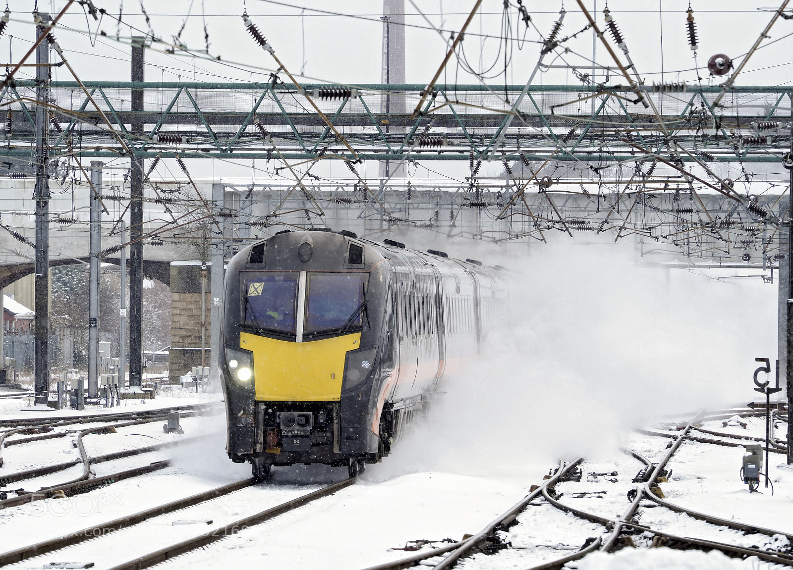 Olympus OM-D E-M1 Mark II sample photo. Grand central train doncaster photography