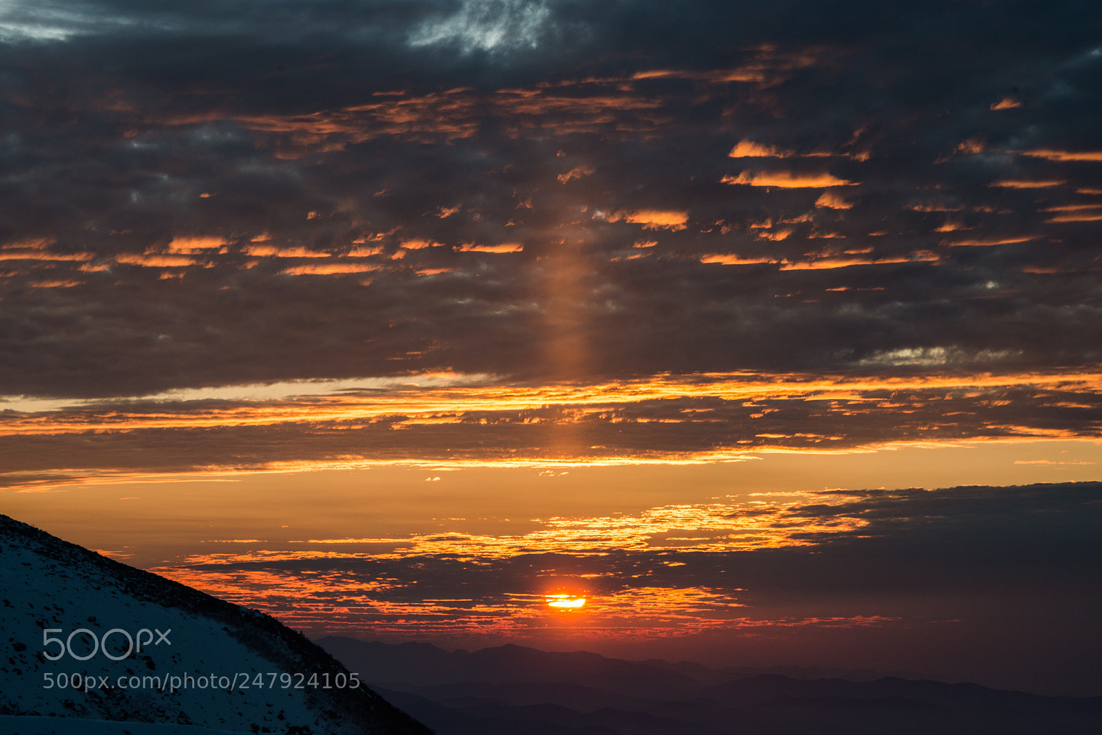 Nikon D800 sample photo. Sun pillar photography