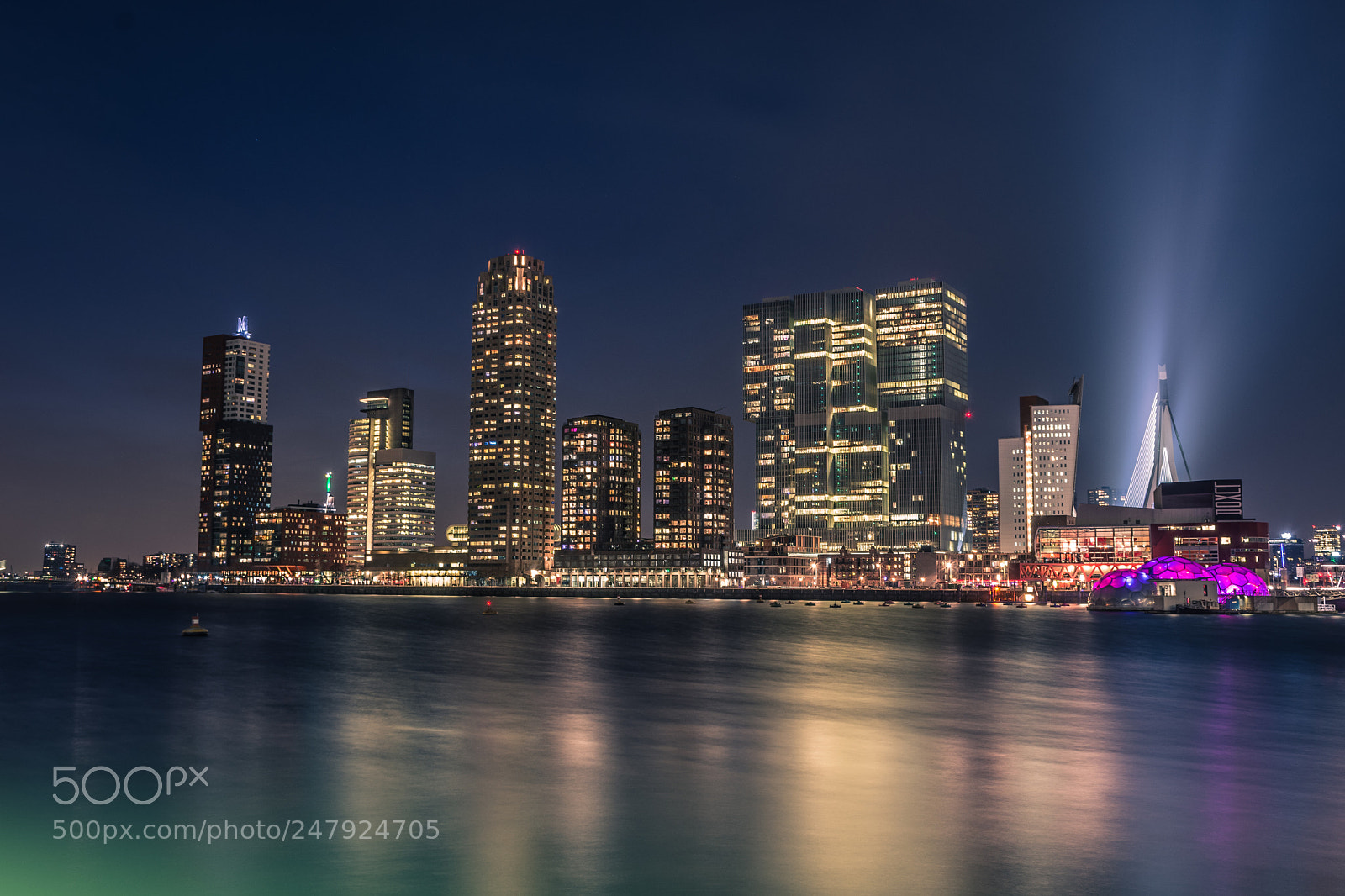 Nikon D7200 sample photo. Rotterdam skyline photography