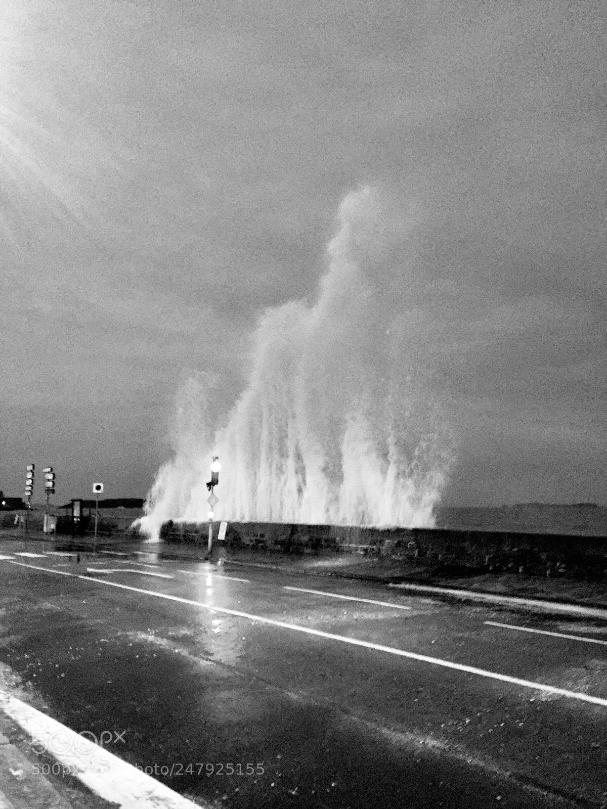 Apple iPhone 6 sample photo. Winter storm st malo photography