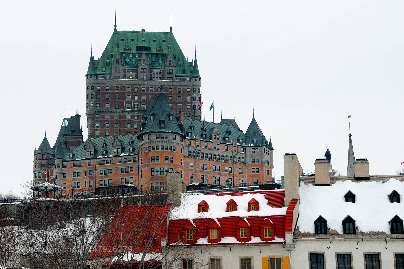 Nikon D300 sample photo. Château frontenac photography