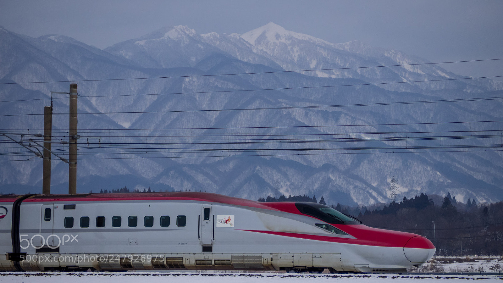 Olympus OM-D E-M1 sample photo. Akita shinkansen photography