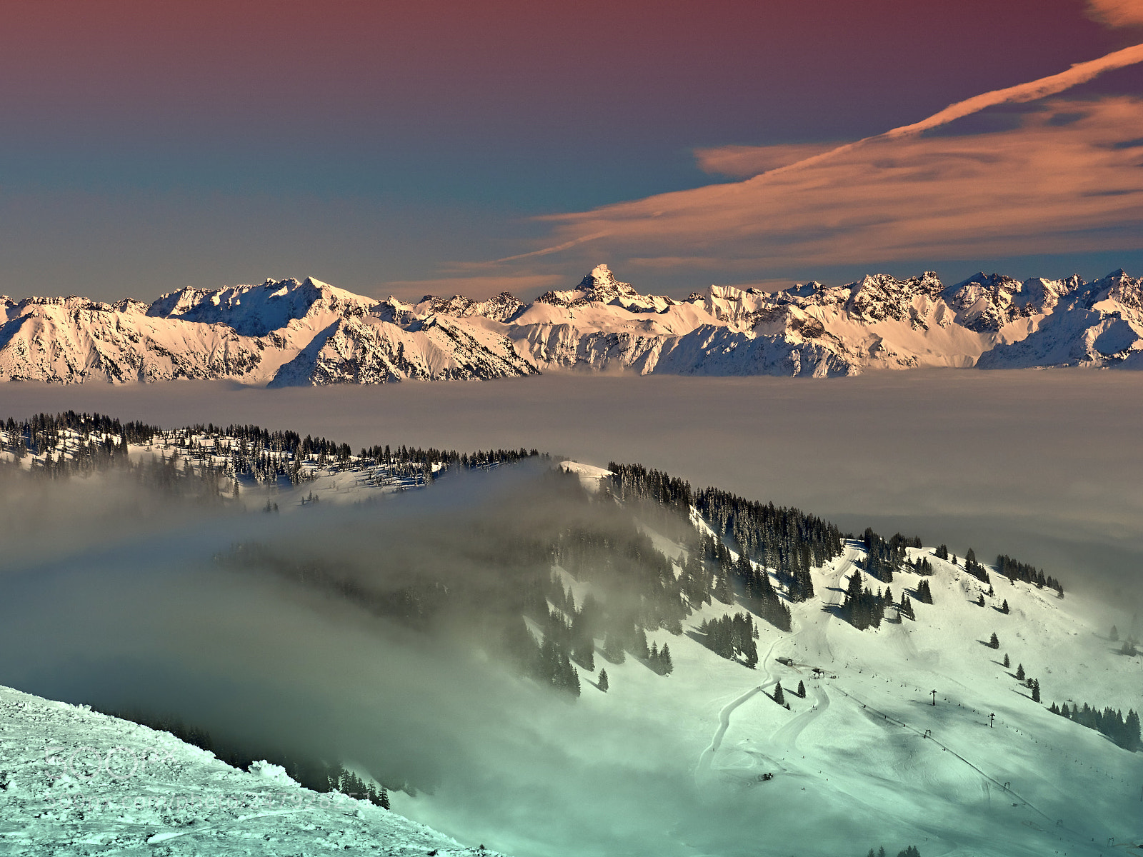 Olympus OM-D E-M1 sample photo. Blick vom riedbergerhorn photography