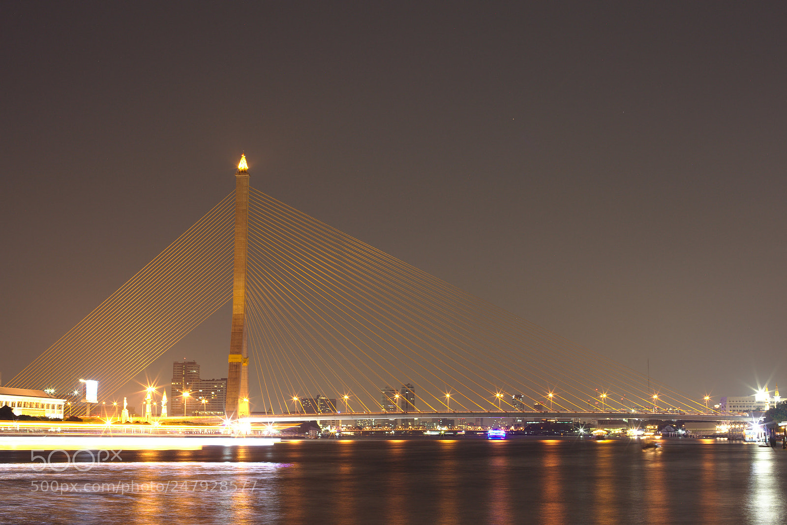 Canon EF 50mm F1.4 USM sample photo. Rama viii bridge photography