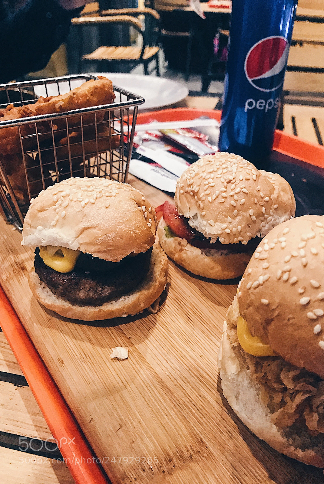 Apple iPhone 7 sample photo. Mini burgers photography