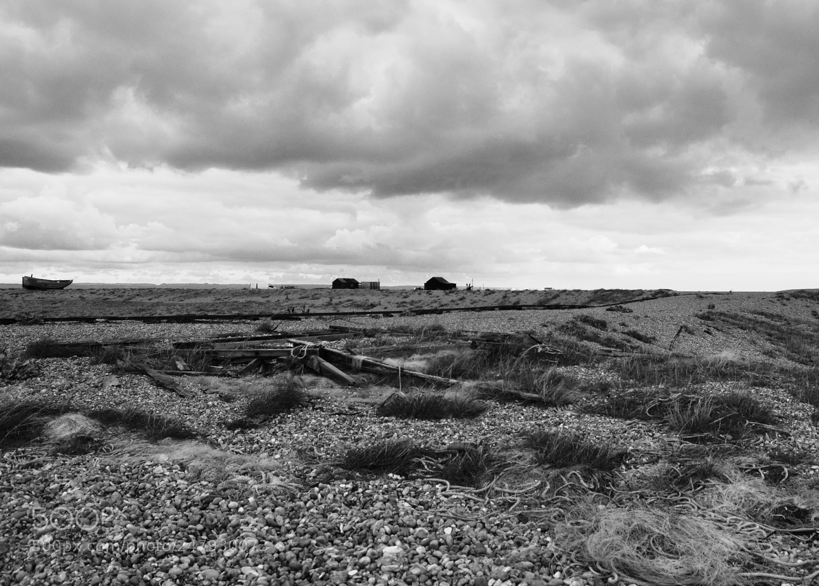 Nikon D3100 sample photo. Derelict dungeness b&w photography