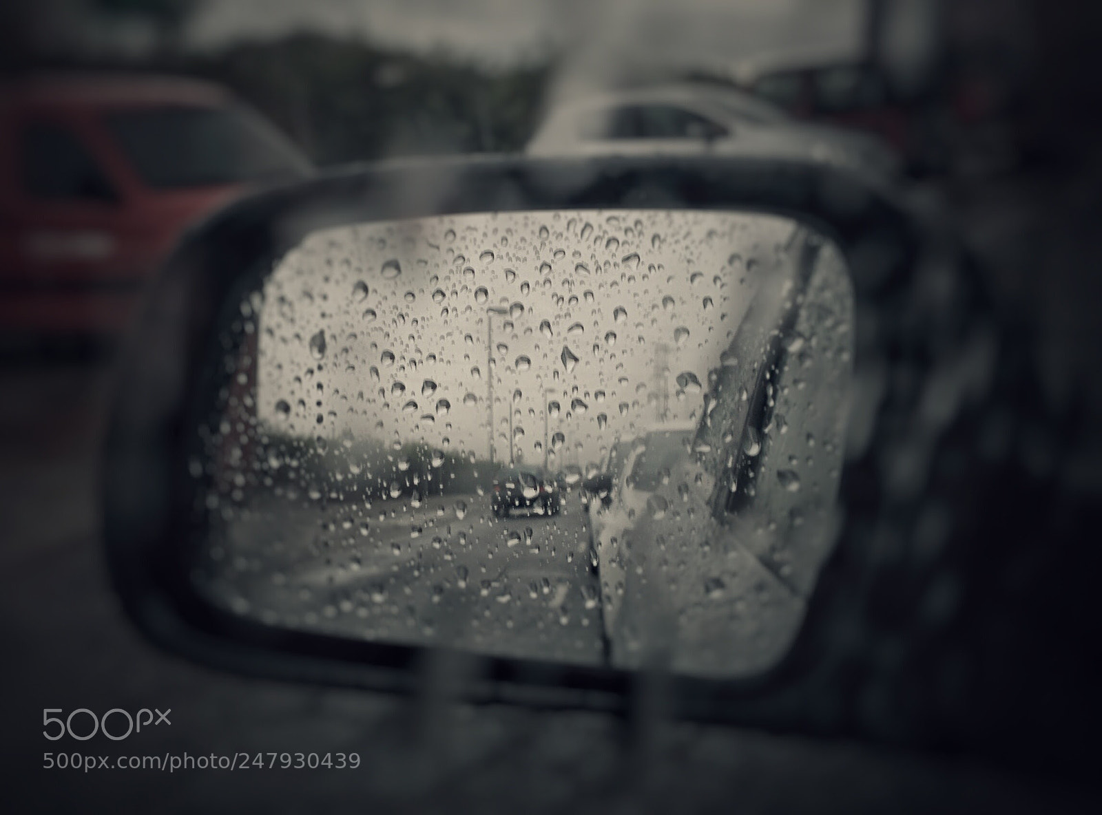 LG Nexus 5 sample photo. Mirror in the rain photography