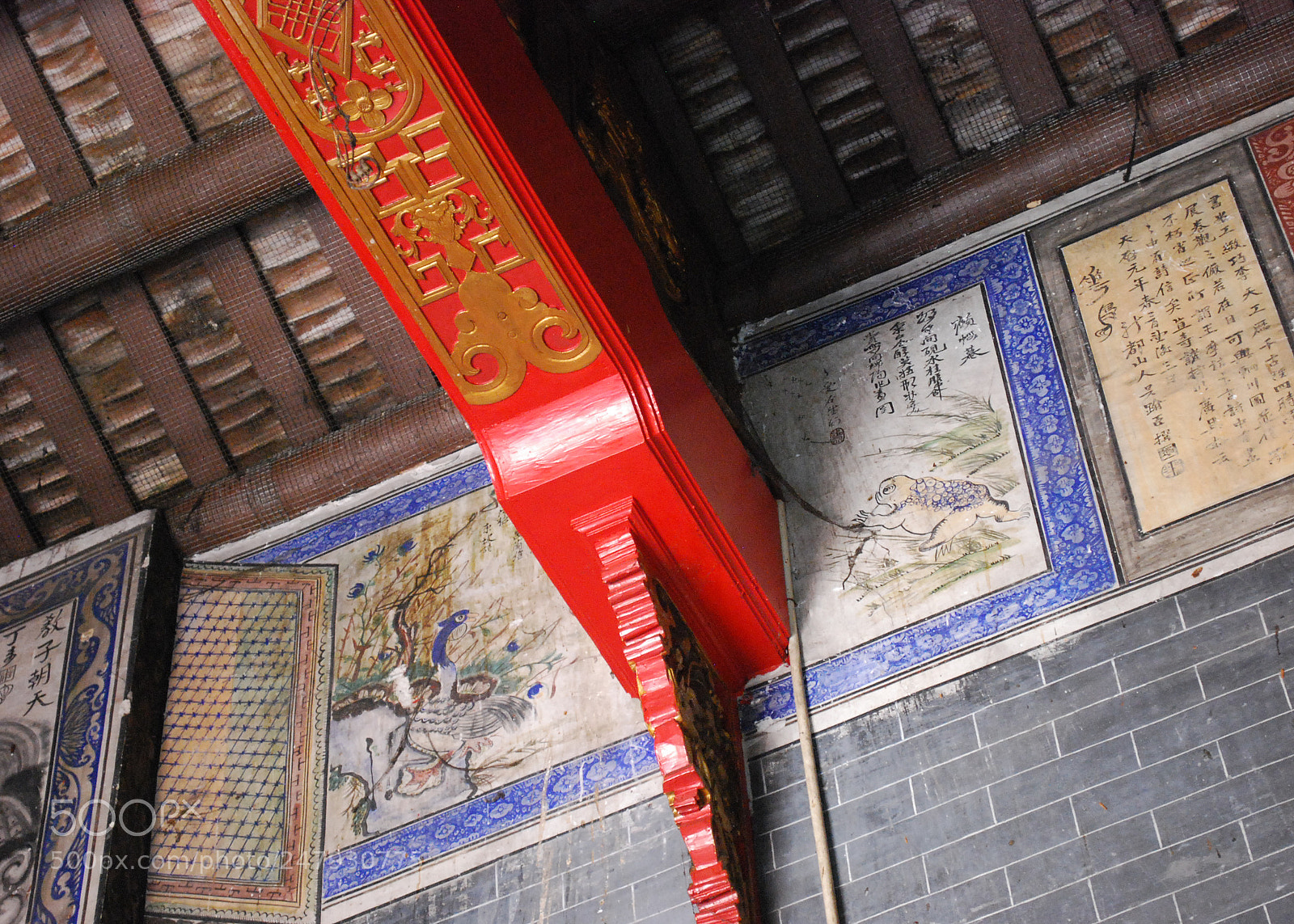 Nikon D60 sample photo. Chinese buddhist temple decoration photography