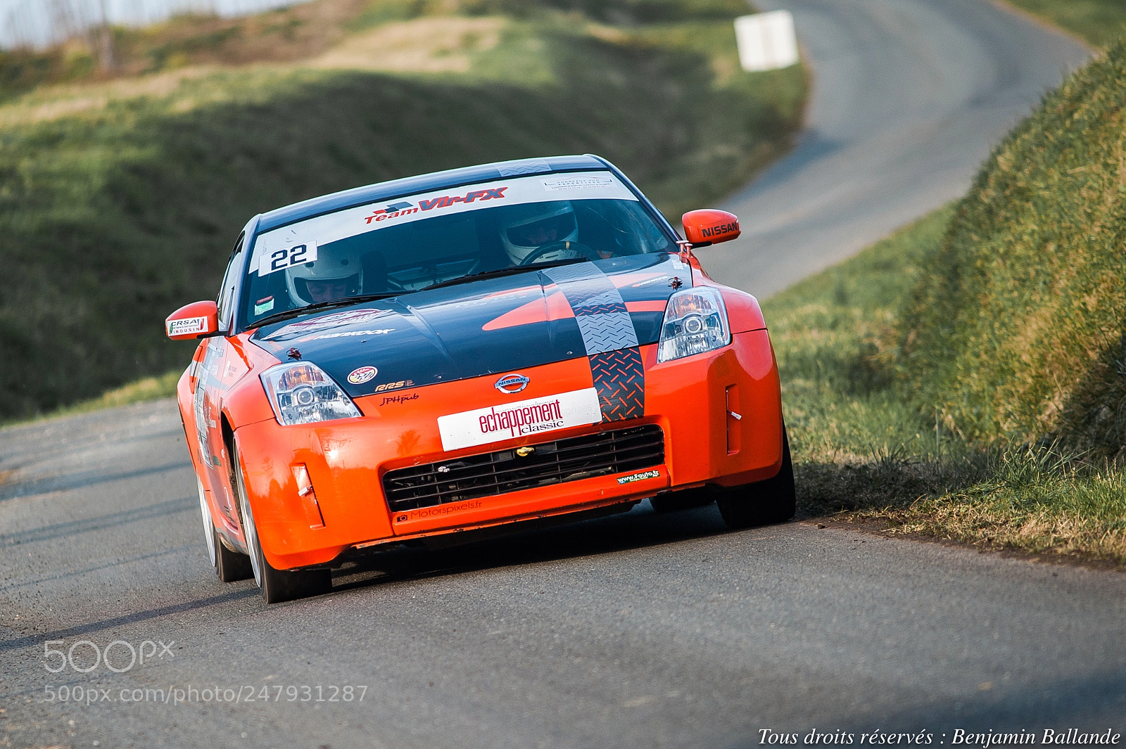 Nikon D700 sample photo. Nissan 350 z rallye photography