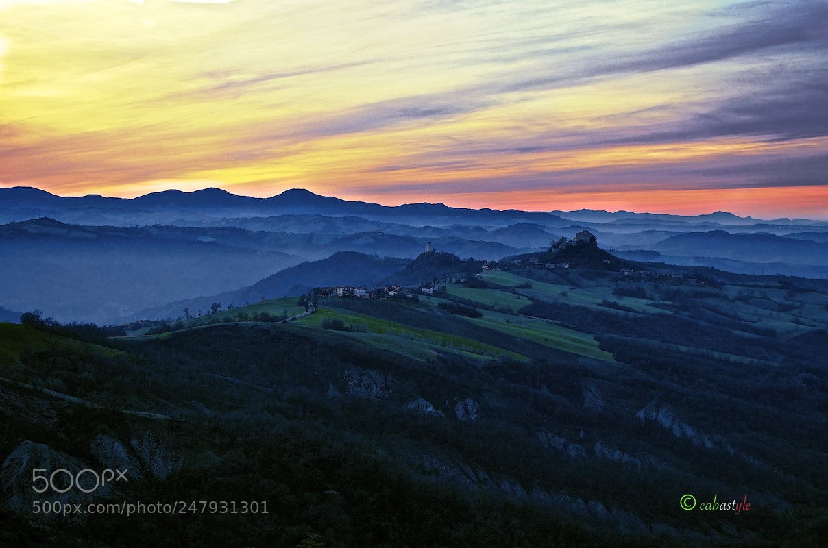 Nikon D5100 sample photo. Tramonto sulle terre matildiche photography