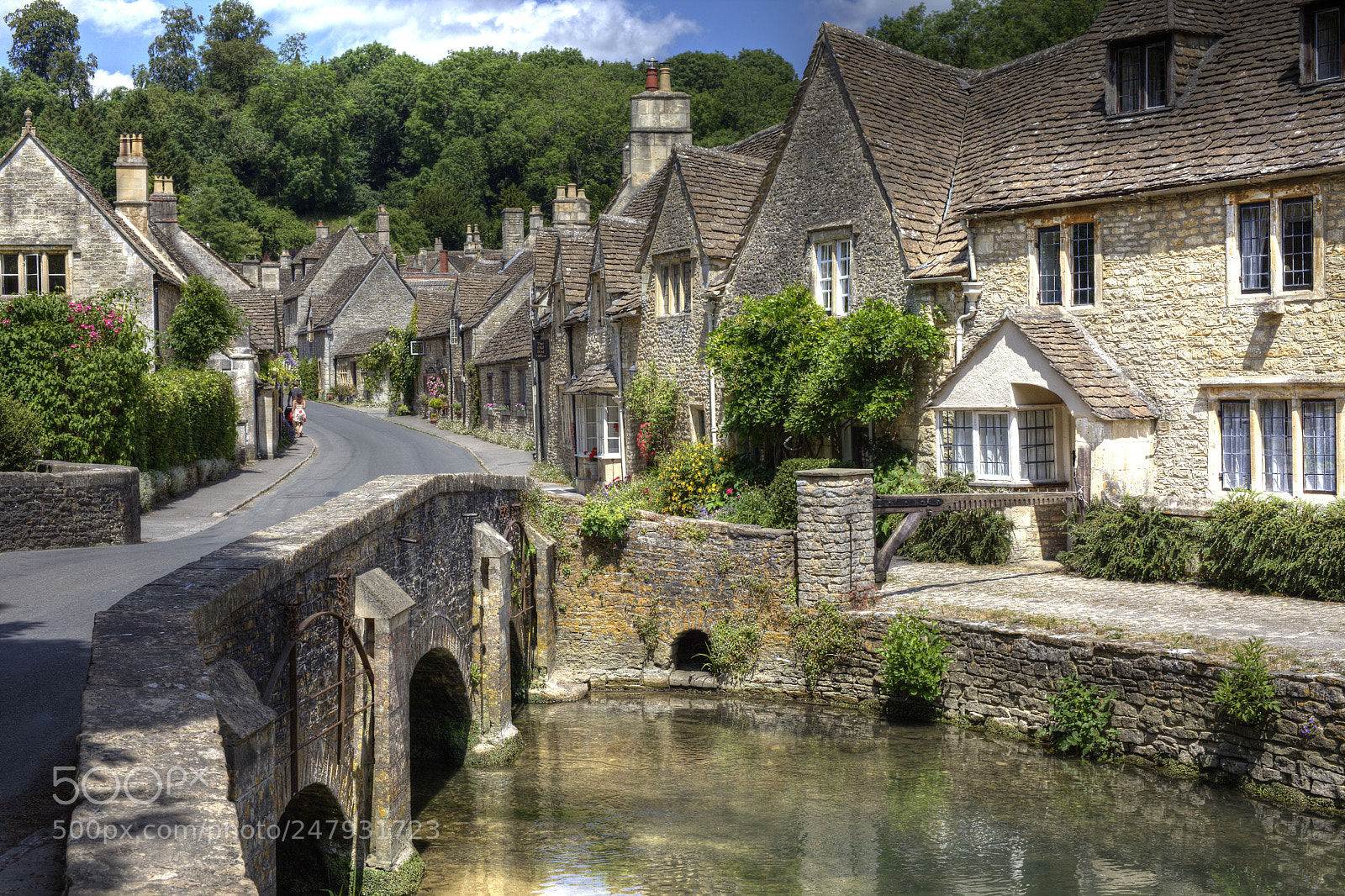 Canon EOS 5D Mark II sample photo. Castle coombe, wiltshire photography