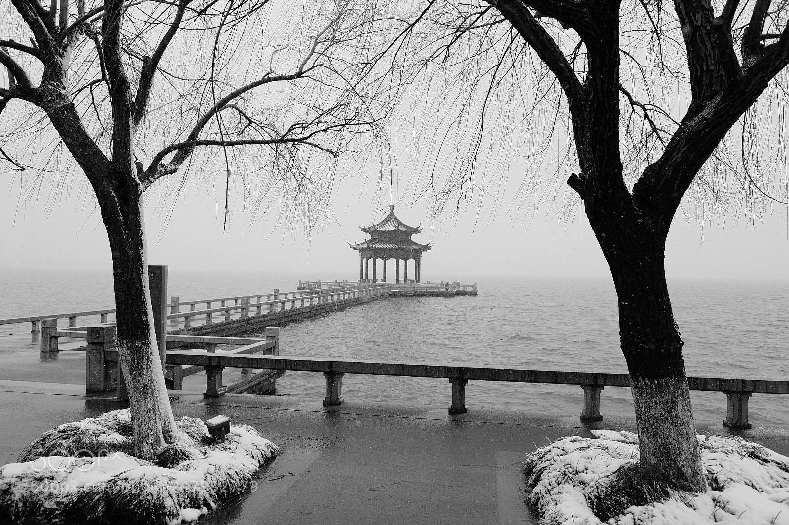 Fujifilm X-E2 sample photo. Suzhou snow scene photography