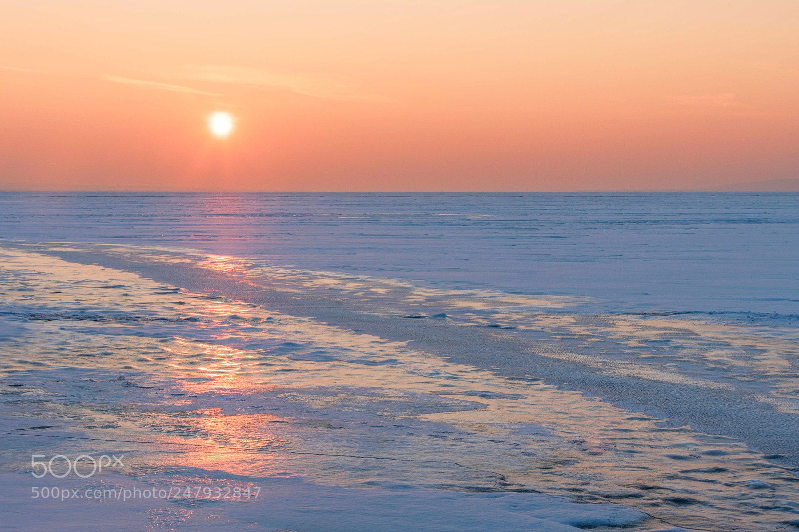Nikon D500 sample photo. Winter sunset at lake photography