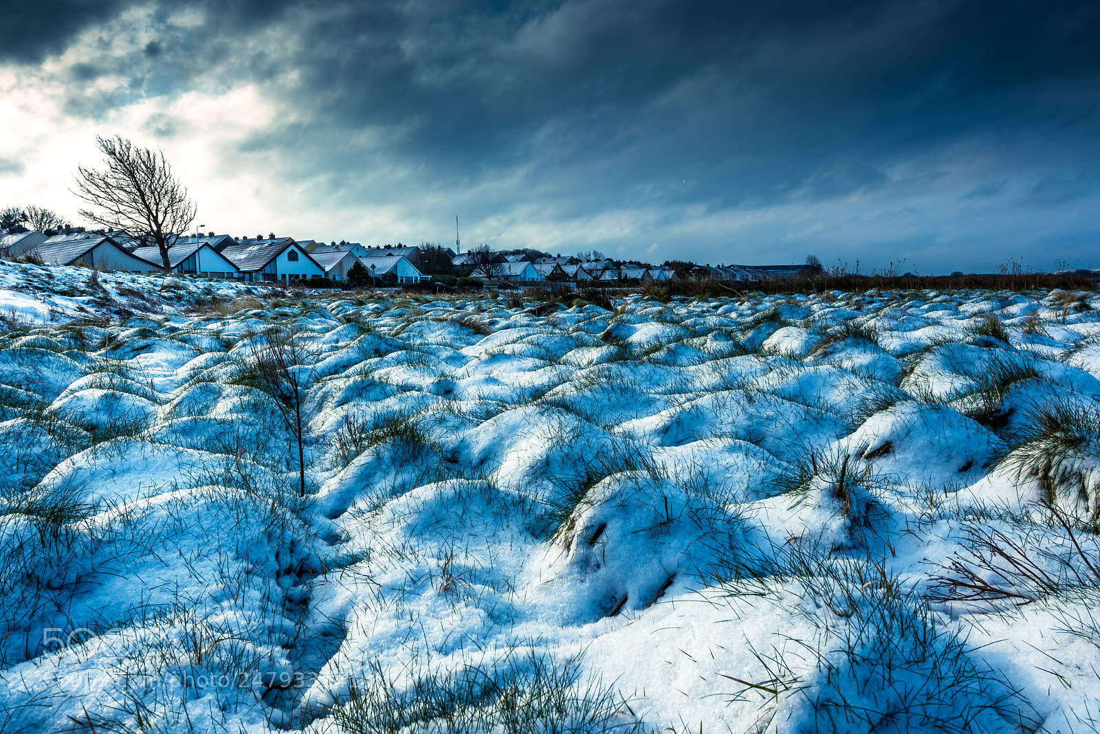 Nikon D750 sample photo. The galway snow dunes photography