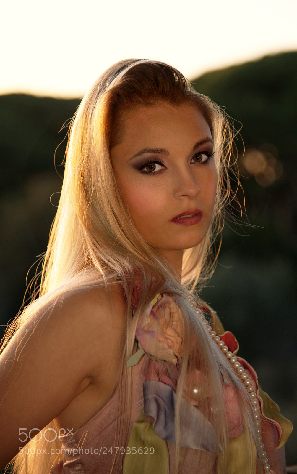 Nikon D700 sample photo. Alina in the warm photography