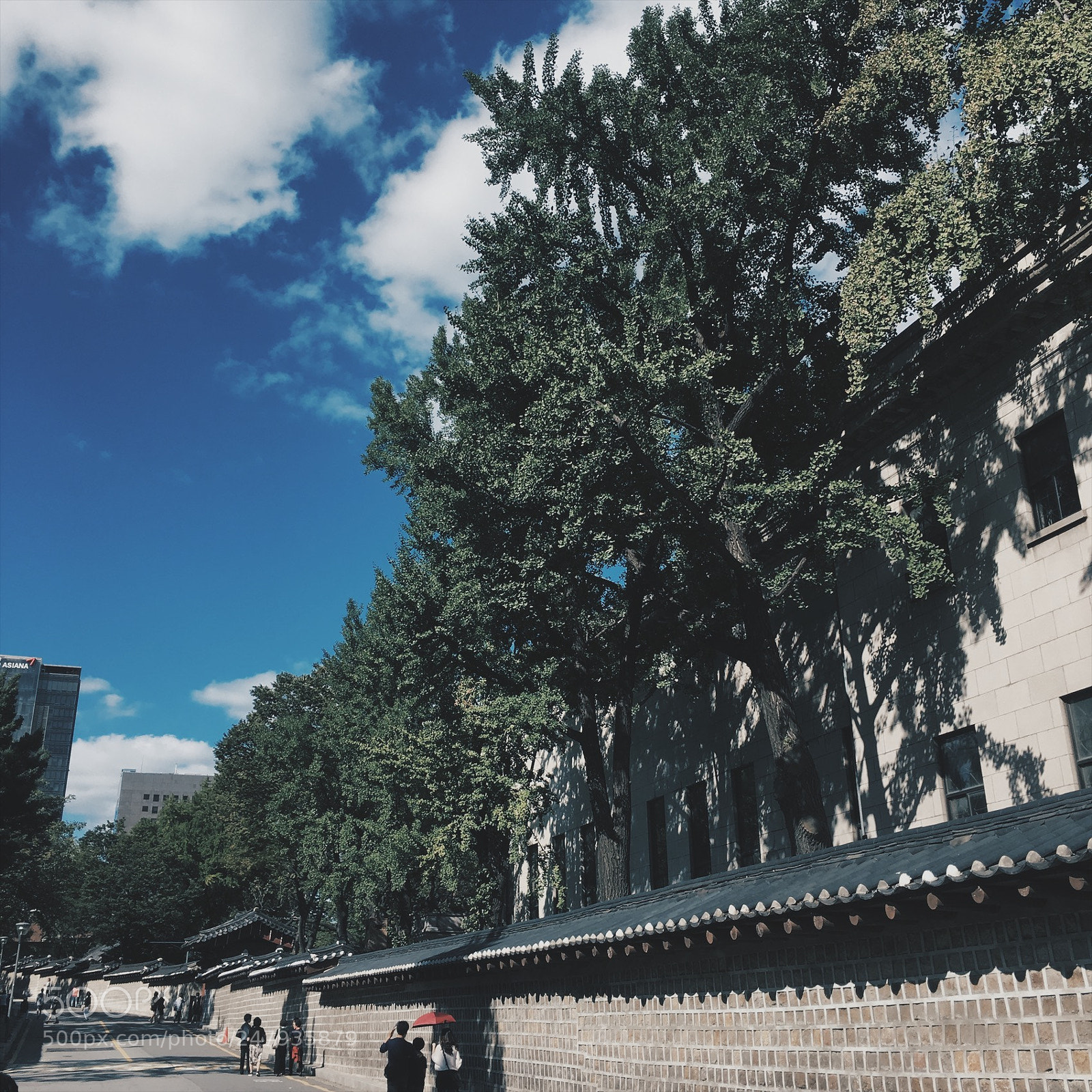Apple iPhone 6s Plus sample photo. Deoksugung (palace/walkway) photography